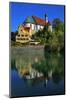 Germany, Bavaria, on the Right a Tower of the City Wall-Uwe Steffens-Mounted Photographic Print