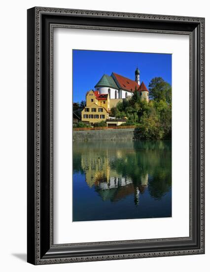 Germany, Bavaria, on the Right a Tower of the City Wall-Uwe Steffens-Framed Photographic Print