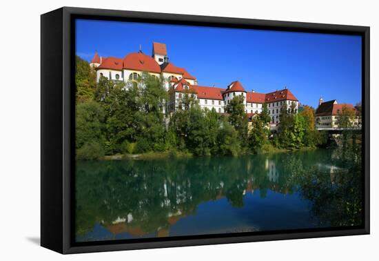 Germany, Bavaria, on the Right the Small 'Spitalkirche' (Church-Uwe Steffens-Framed Premier Image Canvas