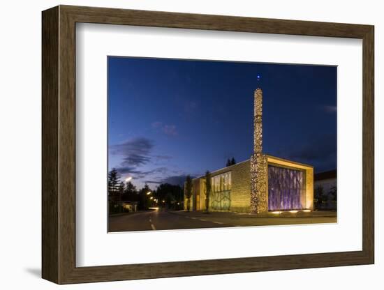 Germany, Bavaria, Penzberg, Mosque-Ralf Gerard-Framed Photographic Print