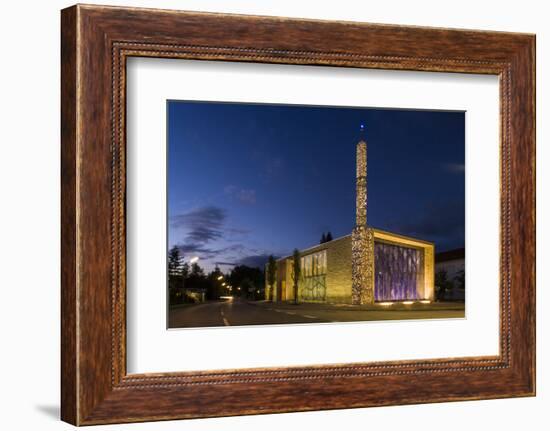 Germany, Bavaria, Penzberg, Mosque-Ralf Gerard-Framed Photographic Print