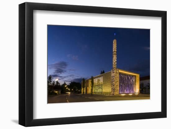 Germany, Bavaria, Penzberg, Mosque-Ralf Gerard-Framed Photographic Print