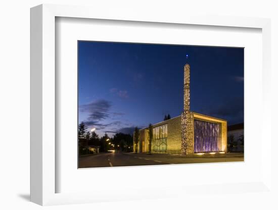 Germany, Bavaria, Penzberg, Mosque-Ralf Gerard-Framed Photographic Print