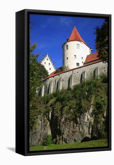 Germany, Bavaria, Tower of the 'Hohes Schloss' (High Castle) at FŸssen, View from the Arboretum-Uwe Steffens-Framed Premier Image Canvas