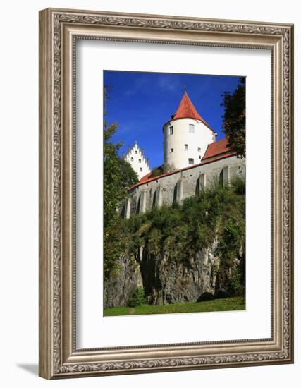 Germany, Bavaria, Tower of the 'Hohes Schloss' (High Castle) at FŸssen, View from the Arboretum-Uwe Steffens-Framed Photographic Print