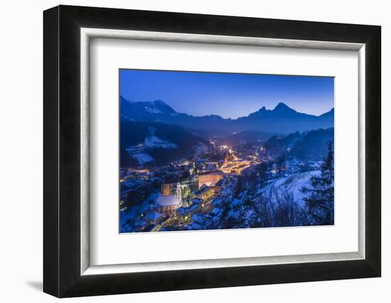 Germany, Bavaria, Upper Bavaria, Berchtesgaden, Berchtesgaden-Udo Siebig-Framed Photographic Print