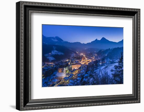 Germany, Bavaria, Upper Bavaria, Berchtesgaden, Berchtesgaden-Udo Siebig-Framed Photographic Print