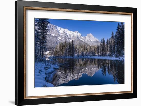 Germany, Bavaria, Upper Bavaria, Berchtesgaden, Ramsau Bei Berchtesgaden-Udo Siebig-Framed Photographic Print