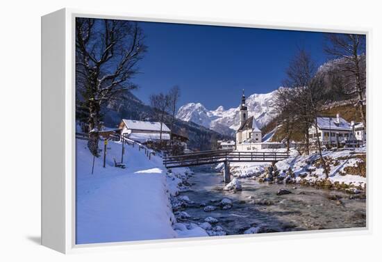 Germany, Bavaria, Upper Bavaria, Berchtesgaden, Ramsau Bei Berchtesgaden-Udo Siebig-Framed Premier Image Canvas