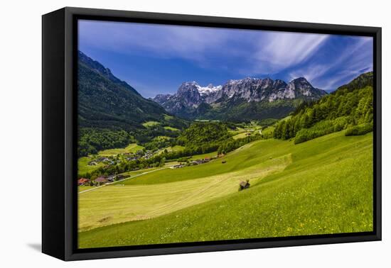 Germany, Bavaria, Upper Bavaria, Berchtesgadener Land, Ramsau Near Berchtesgaden-Udo Siebig-Framed Premier Image Canvas