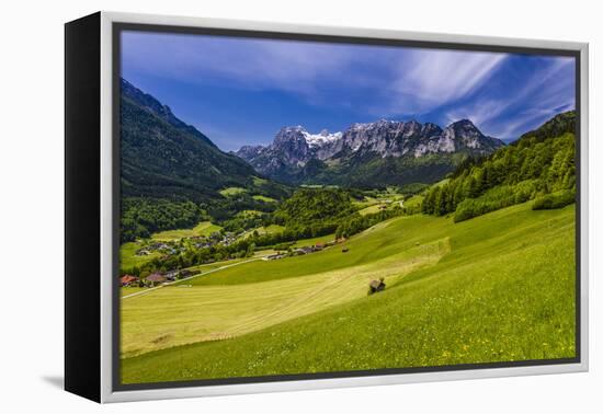 Germany, Bavaria, Upper Bavaria, Berchtesgadener Land, Ramsau Near Berchtesgaden-Udo Siebig-Framed Premier Image Canvas