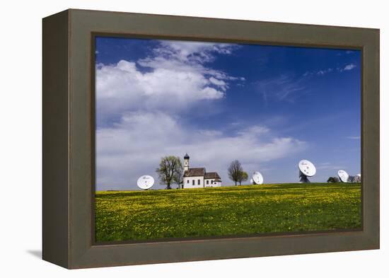 Germany, Bavaria, Upper Bavaria, FŸnfseenland, Ammersee Region-Udo Siebig-Framed Premier Image Canvas