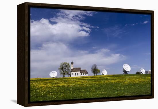 Germany, Bavaria, Upper Bavaria, FŸnfseenland, Ammersee Region-Udo Siebig-Framed Premier Image Canvas