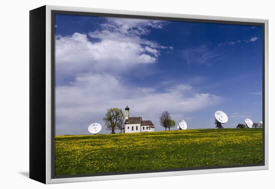 Germany, Bavaria, Upper Bavaria, FŸnfseenland, Ammersee Region-Udo Siebig-Framed Premier Image Canvas