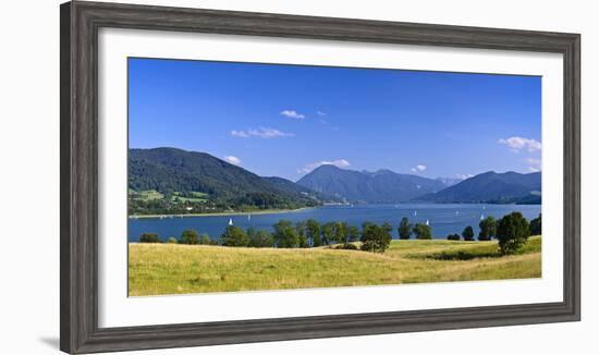 Germany, Bavaria, Upper Bavaria, Mangfall (Mountain Range), Tegernsee (Lake-Udo Siebig-Framed Photographic Print