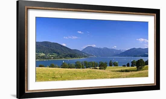 Germany, Bavaria, Upper Bavaria, Mangfall (Mountain Range), Tegernsee (Lake-Udo Siebig-Framed Photographic Print