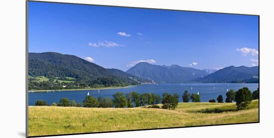 Germany, Bavaria, Upper Bavaria, Mangfall (Mountain Range), Tegernsee (Lake-Udo Siebig-Mounted Photographic Print