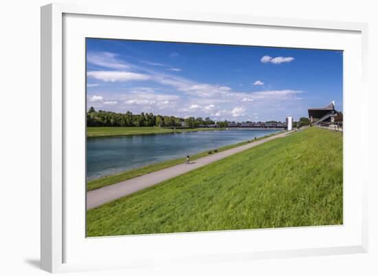 Germany, Bavaria, Upper Bavaria, Munich, Oberschlei?heim Regatta Course-Udo Siebig-Framed Photographic Print