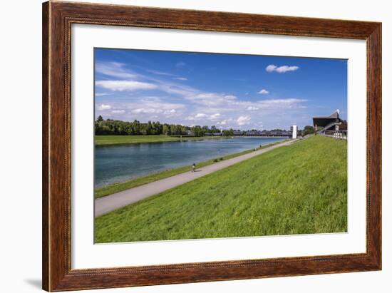 Germany, Bavaria, Upper Bavaria, Munich, Oberschlei?heim Regatta Course-Udo Siebig-Framed Photographic Print