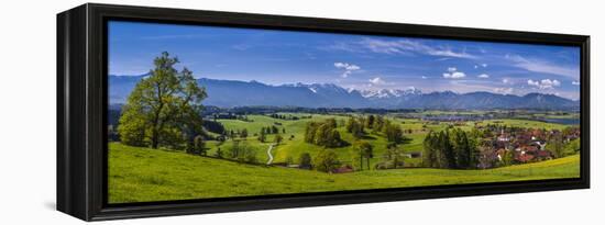 Germany, Bavaria, Upper Bavaria, Pfaffenwinkel, Aidling-Udo Siebig-Framed Premier Image Canvas