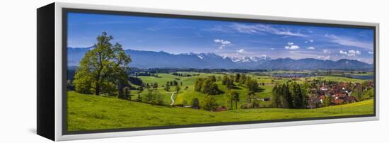 Germany, Bavaria, Upper Bavaria, Pfaffenwinkel, Aidling-Udo Siebig-Framed Premier Image Canvas