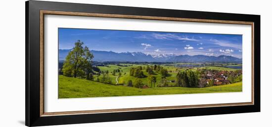 Germany, Bavaria, Upper Bavaria, Pfaffenwinkel, Aidling-Udo Siebig-Framed Photographic Print