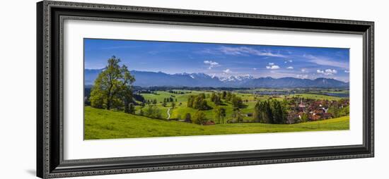 Germany, Bavaria, Upper Bavaria, Pfaffenwinkel, Aidling-Udo Siebig-Framed Photographic Print