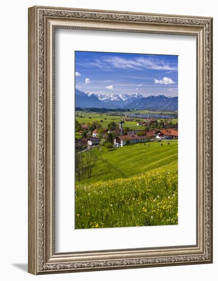 Germany, Bavaria, Upper Bavaria, Pfaffenwinkel, Aidling-Udo Siebig-Framed Photographic Print