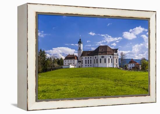 Germany, Bavaria, Upper Bavaria, Pfaffenwinkel, Steingaden-Udo Siebig-Framed Premier Image Canvas