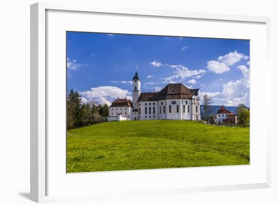 Germany, Bavaria, Upper Bavaria, Pfaffenwinkel, Steingaden-Udo Siebig-Framed Photographic Print
