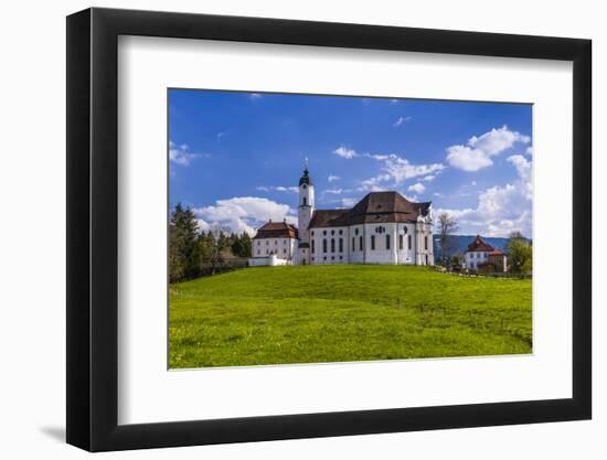 Germany, Bavaria, Upper Bavaria, Pfaffenwinkel, Steingaden-Udo Siebig-Framed Photographic Print
