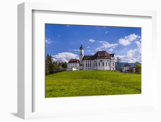 Germany, Bavaria, Upper Bavaria, Pfaffenwinkel, Steingaden-Udo Siebig-Framed Photographic Print