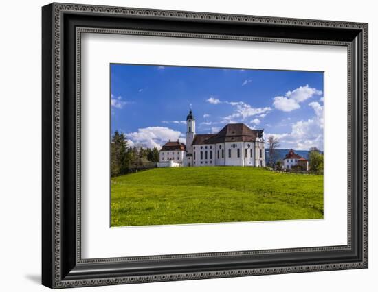 Germany, Bavaria, Upper Bavaria, Pfaffenwinkel, Steingaden-Udo Siebig-Framed Photographic Print