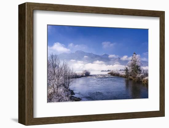 Germany, Bavaria, Upper Bavaria, T?lzer Land (Area), Kochel at Lake Kochelsee-Udo Siebig-Framed Photographic Print