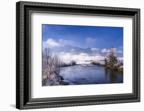 Germany, Bavaria, Upper Bavaria, T?lzer Land (Area), Kochel at Lake Kochelsee-Udo Siebig-Framed Photographic Print