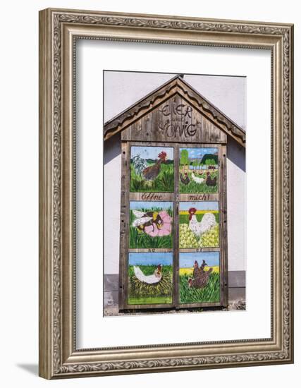 Germany, Bavaria, Upper Bavaria, T?lzer Land, Schlehdorf Am Kochelsee, Sales Cupboard-Udo Siebig-Framed Photographic Print