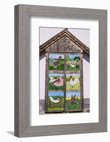 Germany, Bavaria, Upper Bavaria, T?lzer Land, Schlehdorf Am Kochelsee, Sales Cupboard-Udo Siebig-Framed Photographic Print