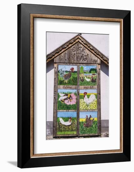 Germany, Bavaria, Upper Bavaria, T?lzer Land, Schlehdorf Am Kochelsee, Sales Cupboard-Udo Siebig-Framed Photographic Print