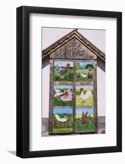 Germany, Bavaria, Upper Bavaria, T?lzer Land, Schlehdorf Am Kochelsee, Sales Cupboard-Udo Siebig-Framed Photographic Print