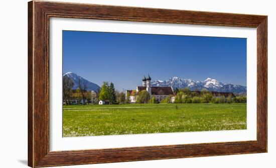 Germany, Bavaria, Upper Bavaria, Tšlzer Land (Area), Benediktbeuern-Udo Siebig-Framed Photographic Print