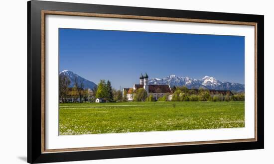 Germany, Bavaria, Upper Bavaria, Tšlzer Land (Area), Benediktbeuern-Udo Siebig-Framed Photographic Print