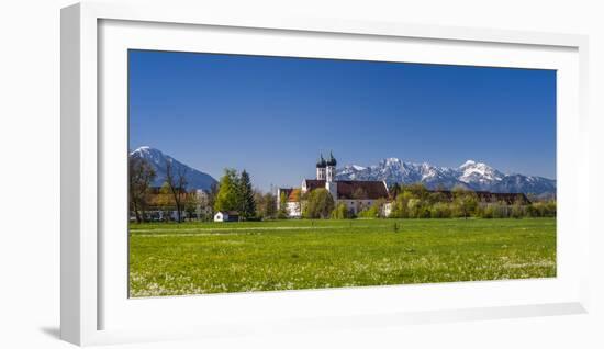 Germany, Bavaria, Upper Bavaria, Tšlzer Land (Area), Benediktbeuern-Udo Siebig-Framed Photographic Print