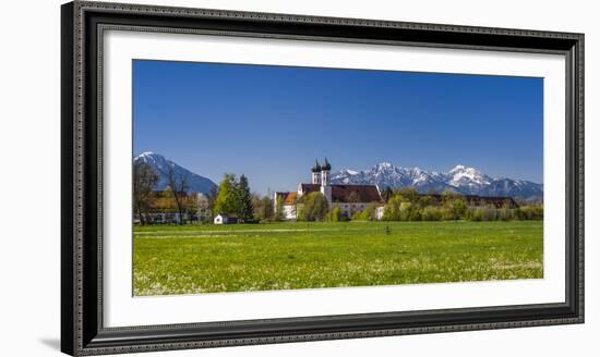 Germany, Bavaria, Upper Bavaria, Tšlzer Land (Area), Benediktbeuern-Udo Siebig-Framed Photographic Print