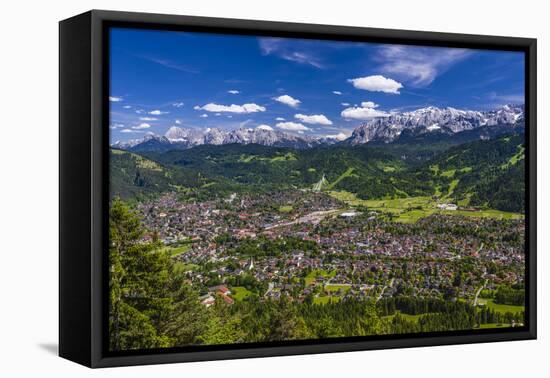 Germany, Bavaria, Upper Bavaria, Werdenfelser Land, Zugspitz Region-Udo Siebig-Framed Premier Image Canvas