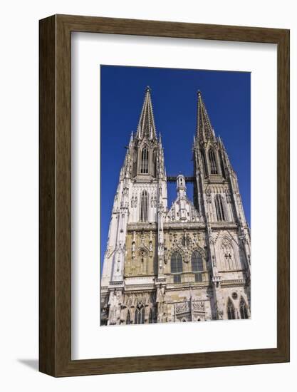 Germany, Bavaria, Upper Palatinate, Danube, Regensburg (City-Udo Siebig-Framed Photographic Print