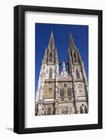 Germany, Bavaria, Upper Palatinate, Danube, Regensburg (City-Udo Siebig-Framed Photographic Print