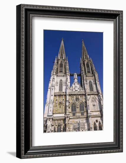 Germany, Bavaria, Upper Palatinate, Danube, Regensburg (City-Udo Siebig-Framed Photographic Print