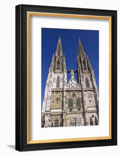 Germany, Bavaria, Upper Palatinate, Danube, Regensburg (City-Udo Siebig-Framed Photographic Print