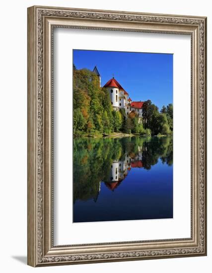 Germany, Bavaria, View from the Monastery of Sankt Mang at FŸssen across the Lech River-Uwe Steffens-Framed Photographic Print