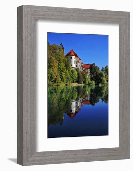 Germany, Bavaria, View from the Monastery of Sankt Mang at FŸssen across the Lech River-Uwe Steffens-Framed Photographic Print